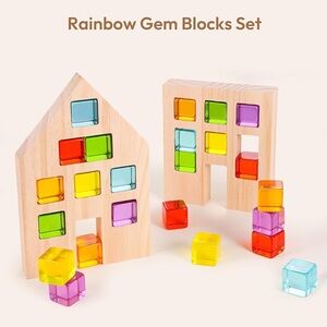 Colorful Gem Blocks Set for Kids